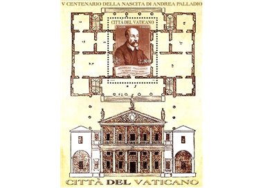 VATICAN 2008 Andrea Palladio s/s MNH**