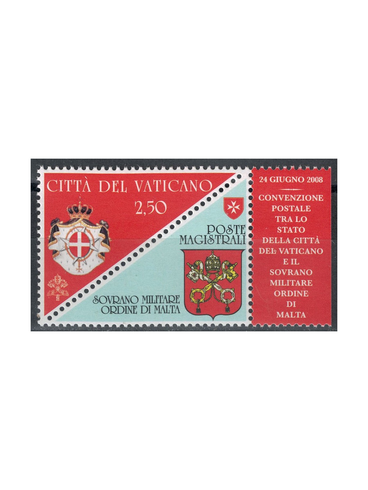 VATICAN 2008 Postal Convention MNH**