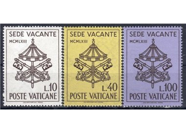 VATICANO 1963 Sede vacante 3v MNH**