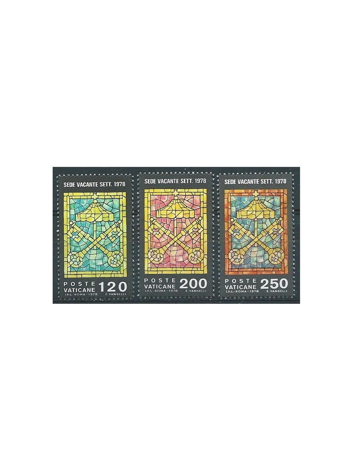 VATICAN 1978 Sede vacante Giovanni Paolo II 3v MNH**