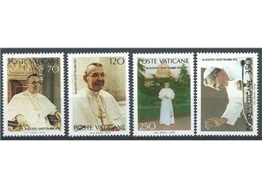 VATICAN 1978 John Paul I 4v MNH**