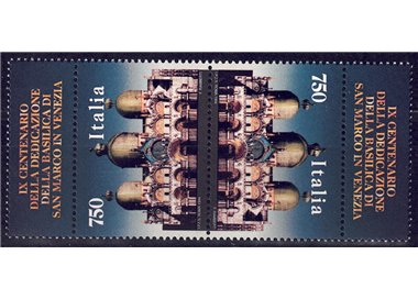 ITALY 1994 Basilica of San Marco tete-beche MNH**