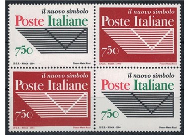 ITALY 1994 Italian Post Office 4v MNH**