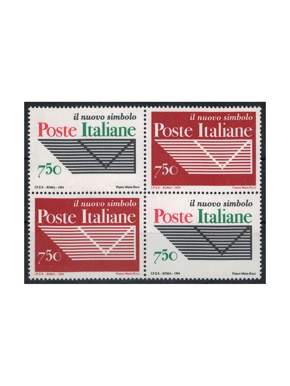 ITALIA 1994 Ente Poste Italiane 4v MNH**