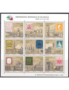 ITALY 1985 Ancient States s/s MNH**