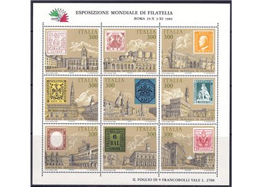 ITALY 1985 Ancient States s/s MNH**