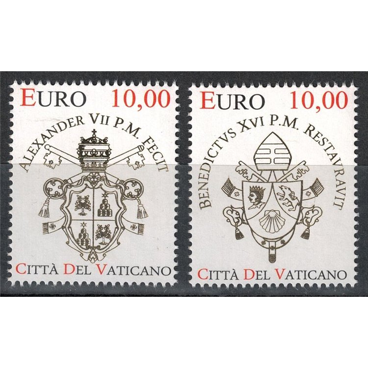 VATICAN 2012 Colonnade of St. Peter's Square 2v MNH**