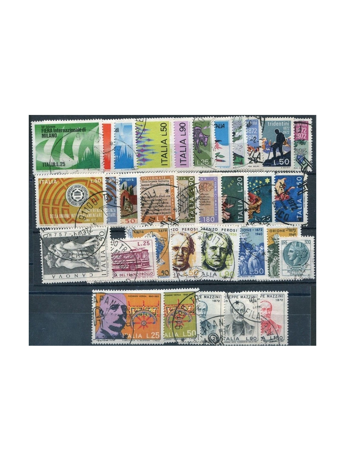 ITALY 1972 Complete Year 33v us