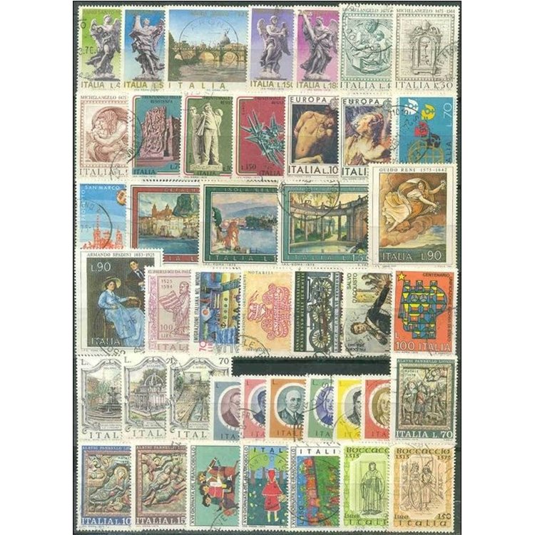 ITALY 1975 Complete Year 43v us