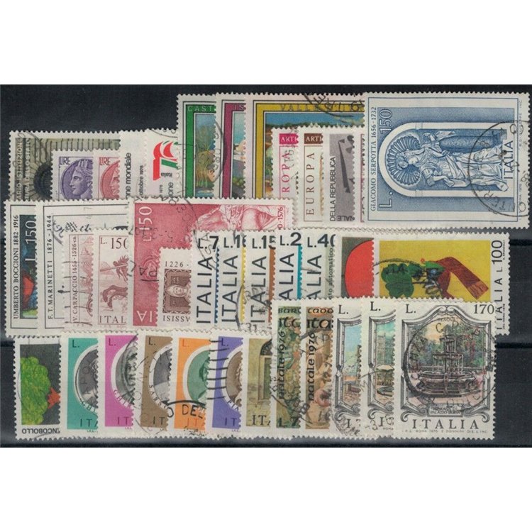 ITALY 1976 Complete Vintage 38v us