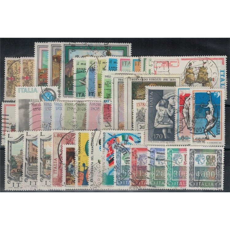 ITALIA 1978 Annata Completa 42v us