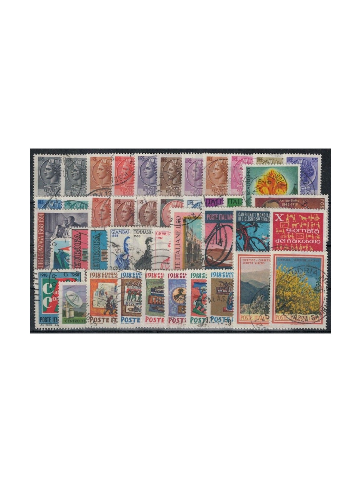 ITALY 1968 Complete Year 43v us