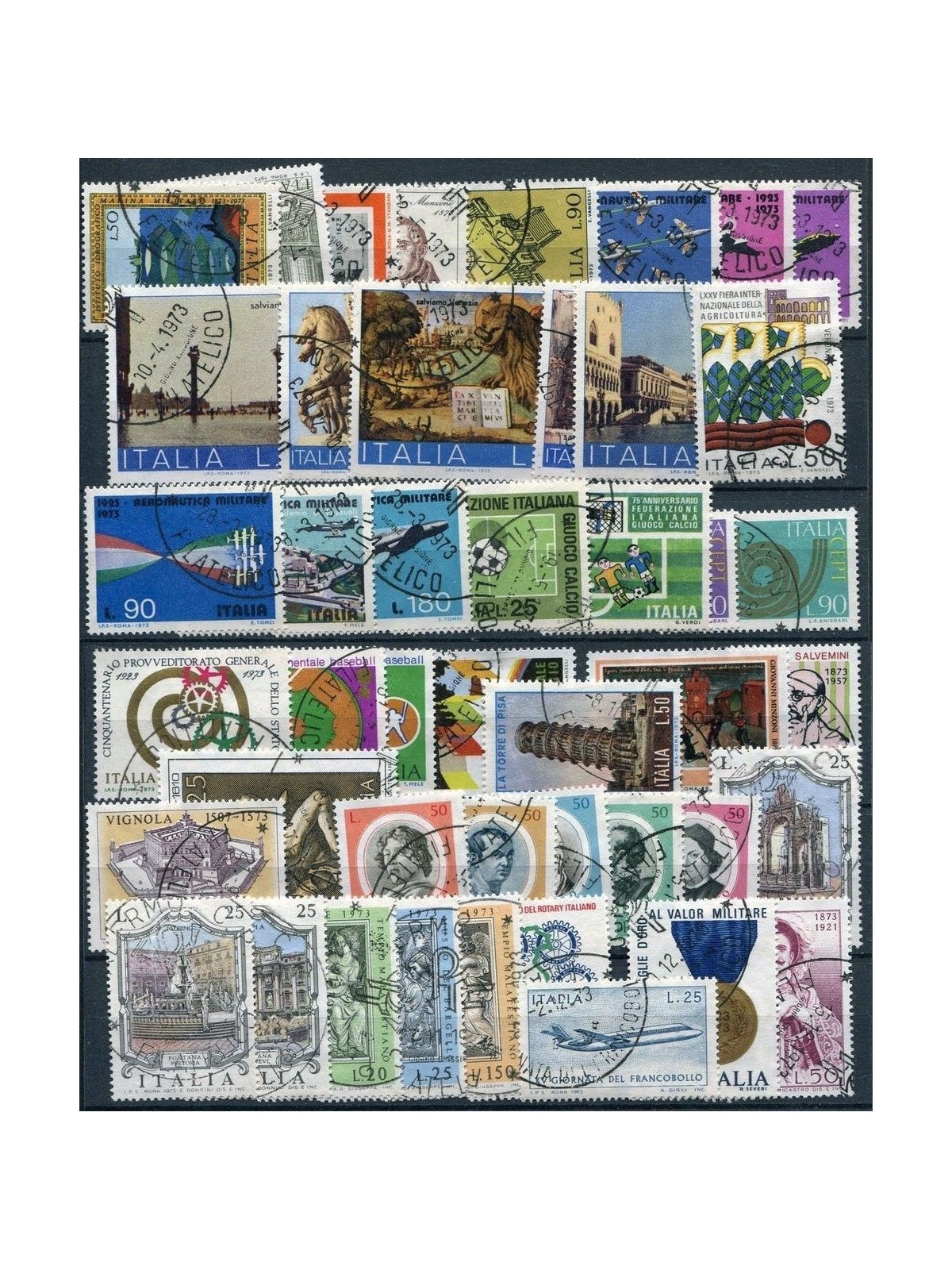 ITALIA 1973 Annata Completa 45v us