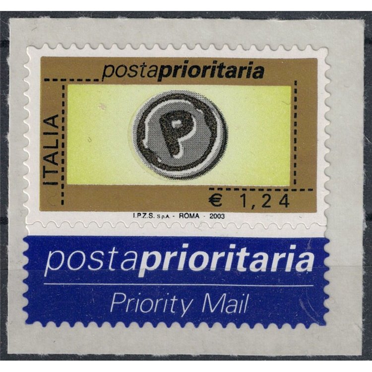 ITALIA 2003 Posta prioritaria € 1,24 MNH**