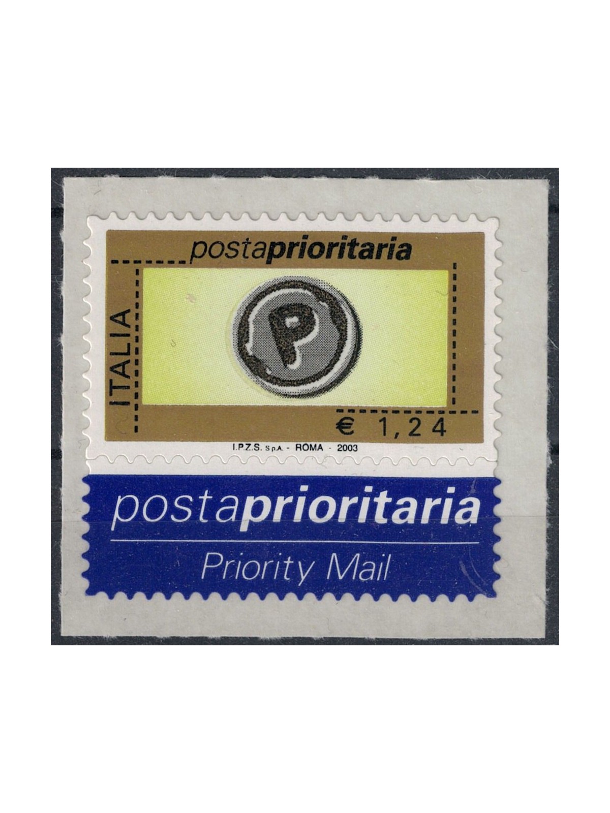 ITALY 2003 Priority mail €1.24 MNH**