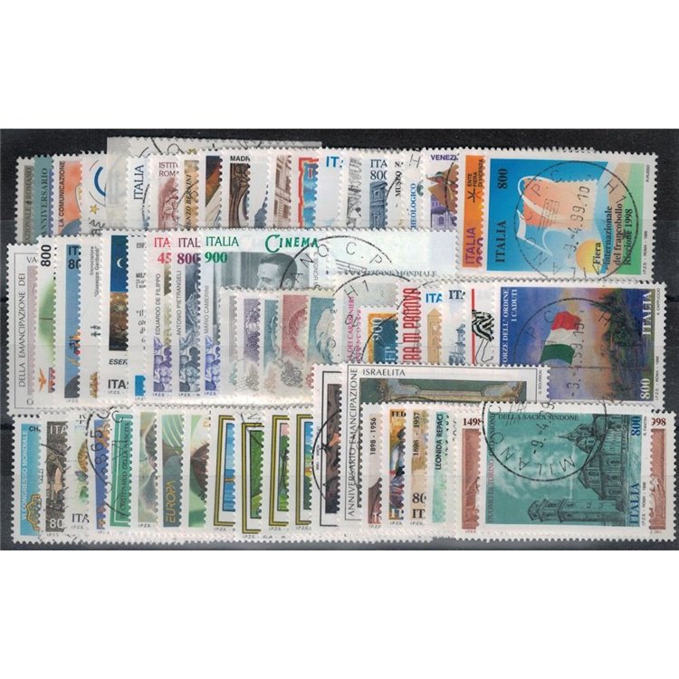 ITALY 1998 Complete Year 62v us