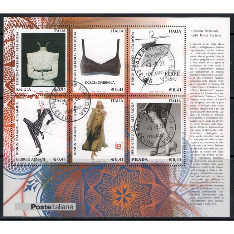 ITALY 2002 Italian Design s/s us