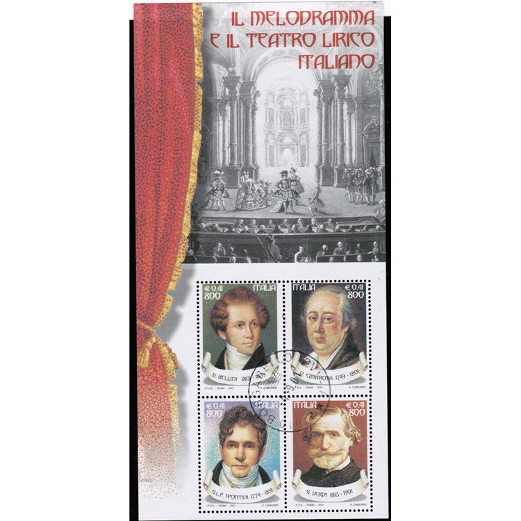 ITALIA 2001 Il melodramma e il teatro lirico BF us