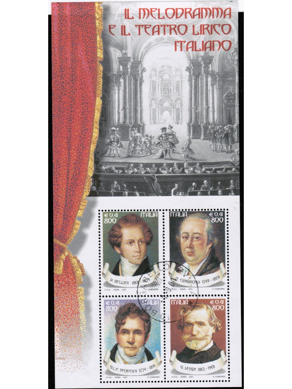 ITALY 2001 Melodrama and the Opera House s/s us