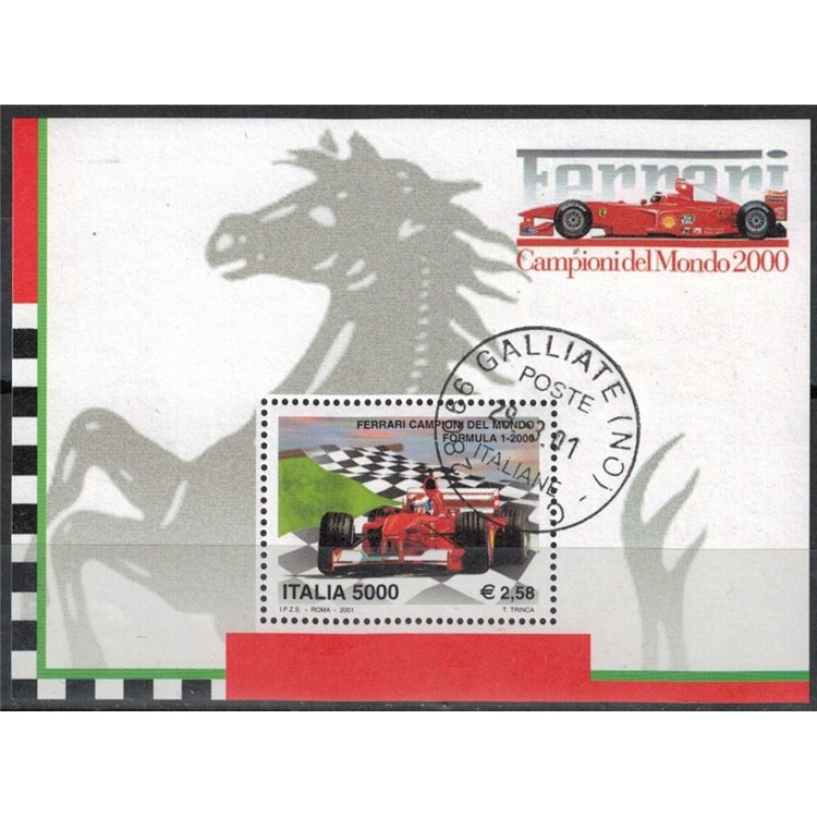 ITALIA 2001 Ferrari campione del mondo BF us