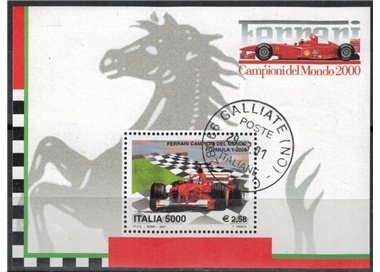 ITALY 2001 Ferrari world champion s/s us