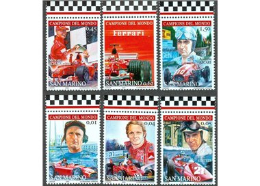 SAN MARINO 2005 Homage to Ferrari 6v MNH**