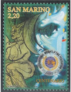 SAN MARINO 2005 International Weightlifting Federation MNH**