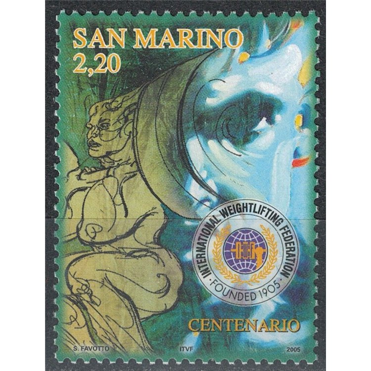 SAN MARINO 2005 Federazione internazionale di pesistica MNH**