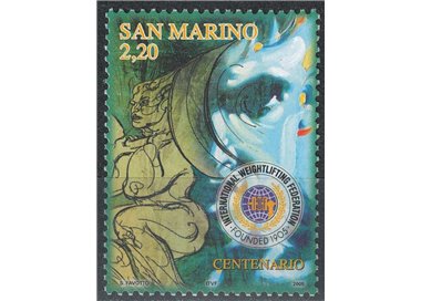 SAN MARINO 2005 Federazione internazionale di pesistica MNH**