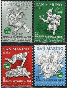 SAN MARINO 2005 National Alpine Rally 4v MNH**
