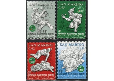 SAN MARINO 2005 National Alpine Rally 4v MNH**