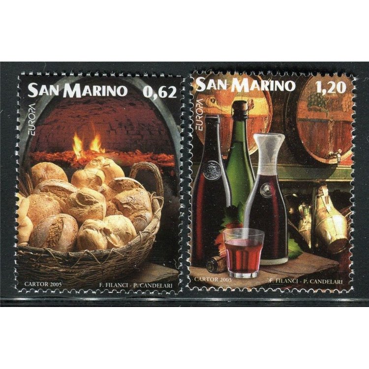 SAN MARINO 2005 Europa 2v MNH**