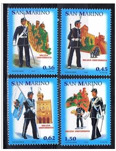 SAN MARINO 2005 Uniformed militia 4v MNH**