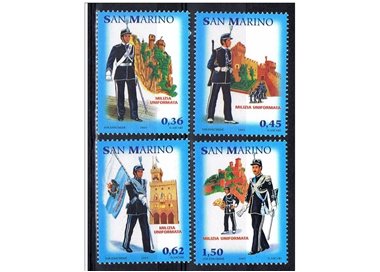 SAN MARINO 2005 Milizia uniformata 4v MNH**