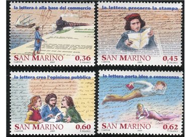 SAN MARINO 2005 Postal History 4v MNH**