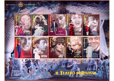 SAN MARINO 2005 The s/s MNH magazine theatre**