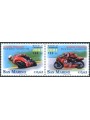 SAN MARINO 2002 Manuel Poggiali 2v MNH**