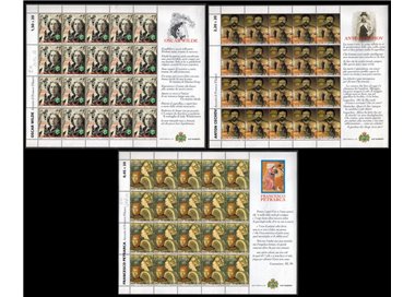 SAN MARINO 2004 Literary Characters 3 m/s MNH**