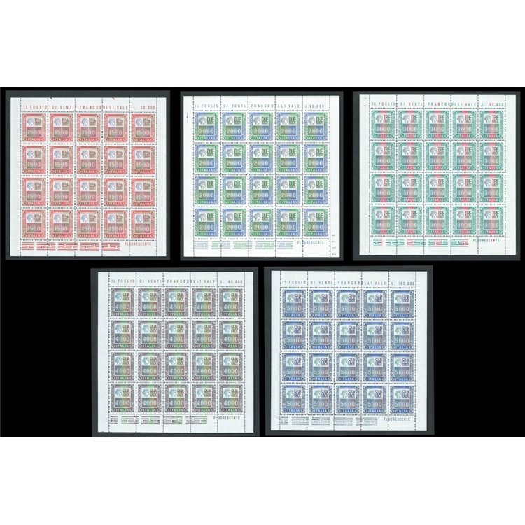ITALIA 1978-79 Alti valori 5 MF MNH**