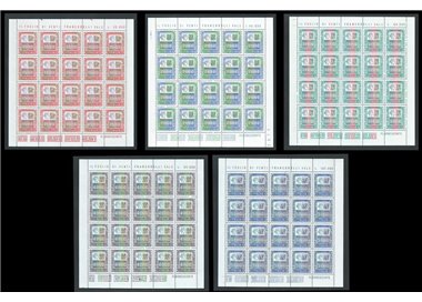 ITALY 1978-79 High values 5 m/s MNH**