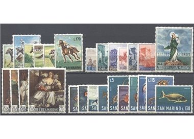 SAN MARINO 1966 Annata completa 27v MNH**