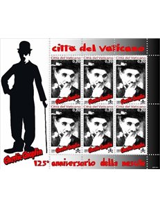 VATICANO 2014 Charlie Chaplin MF MNH**