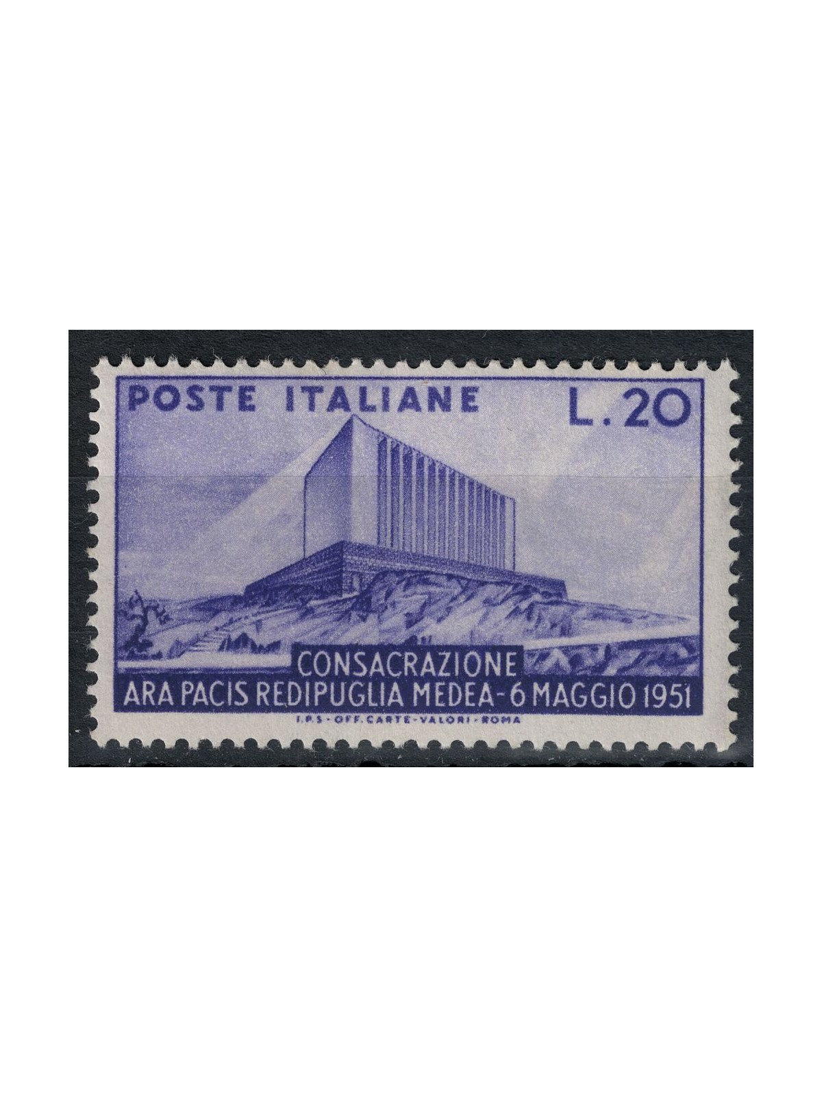 ITALIA 1951 Ara Pacis MNH**