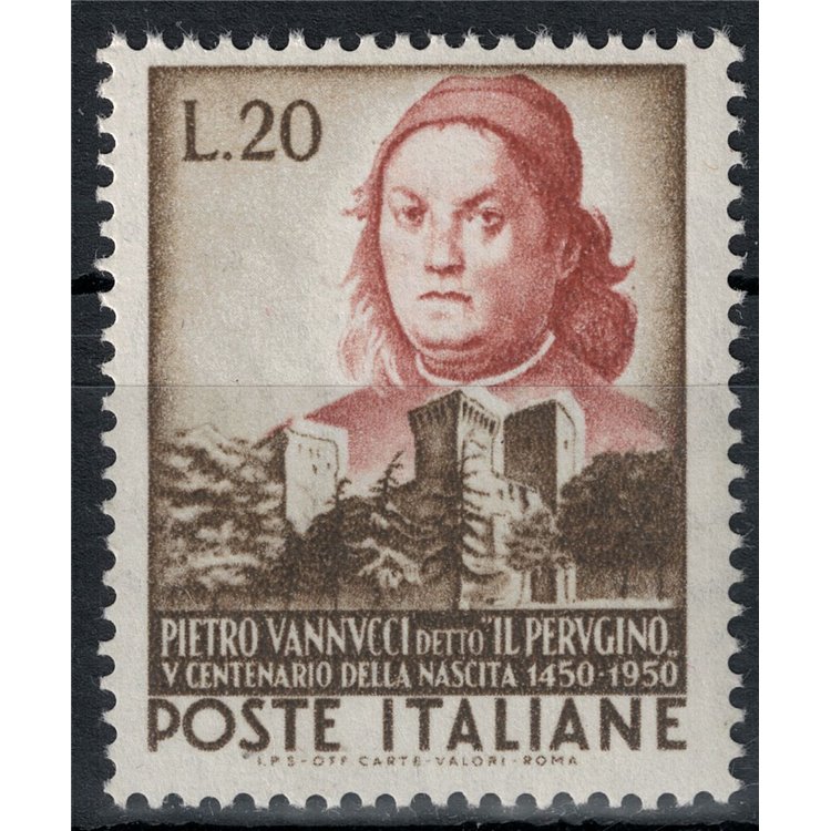 ITALIA 1951 Pietro Vannucci (Il Perugino) MNH**