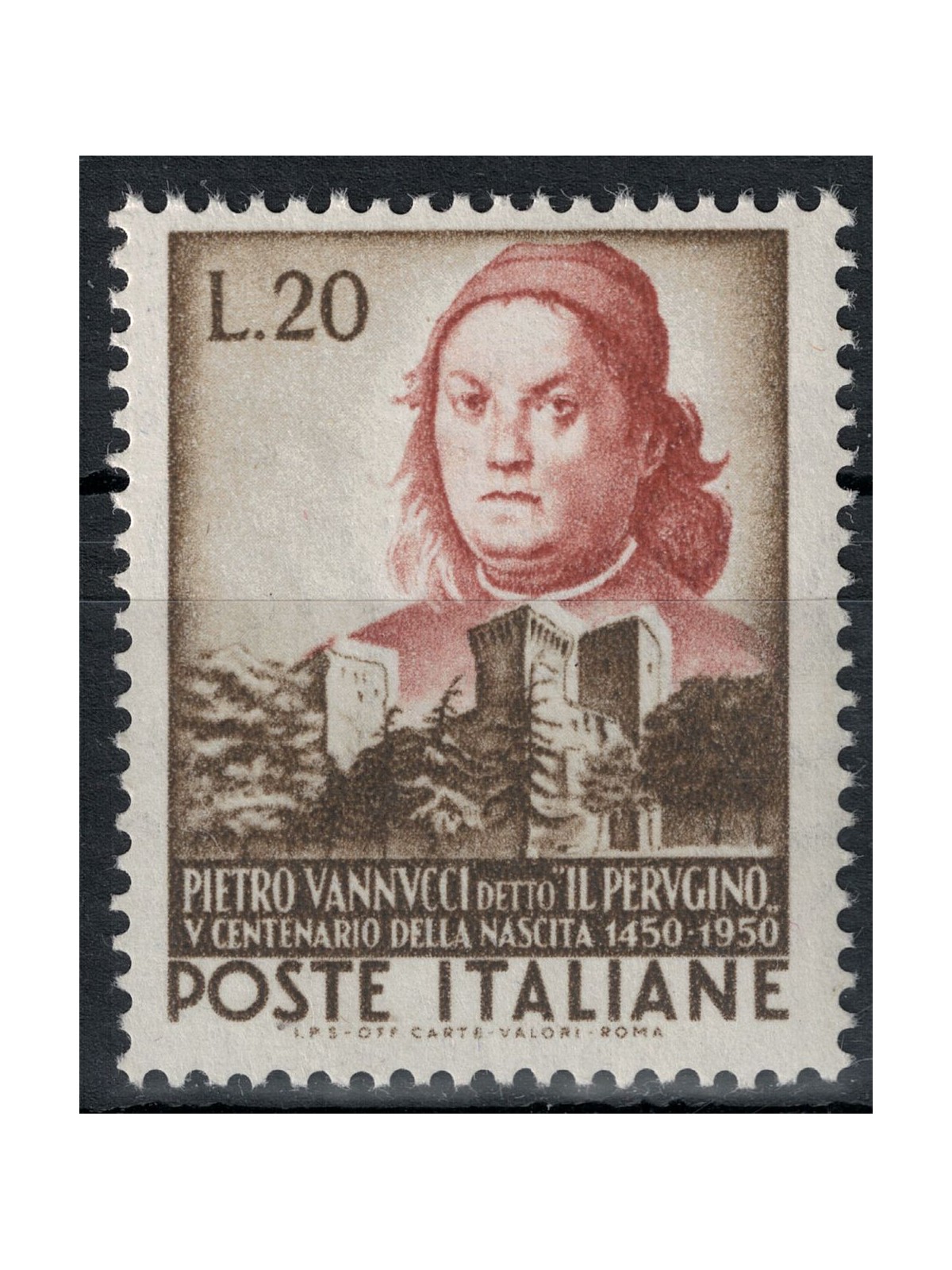 ITALIA 1951 Pietro Vannucci (Il Perugino) MNH**