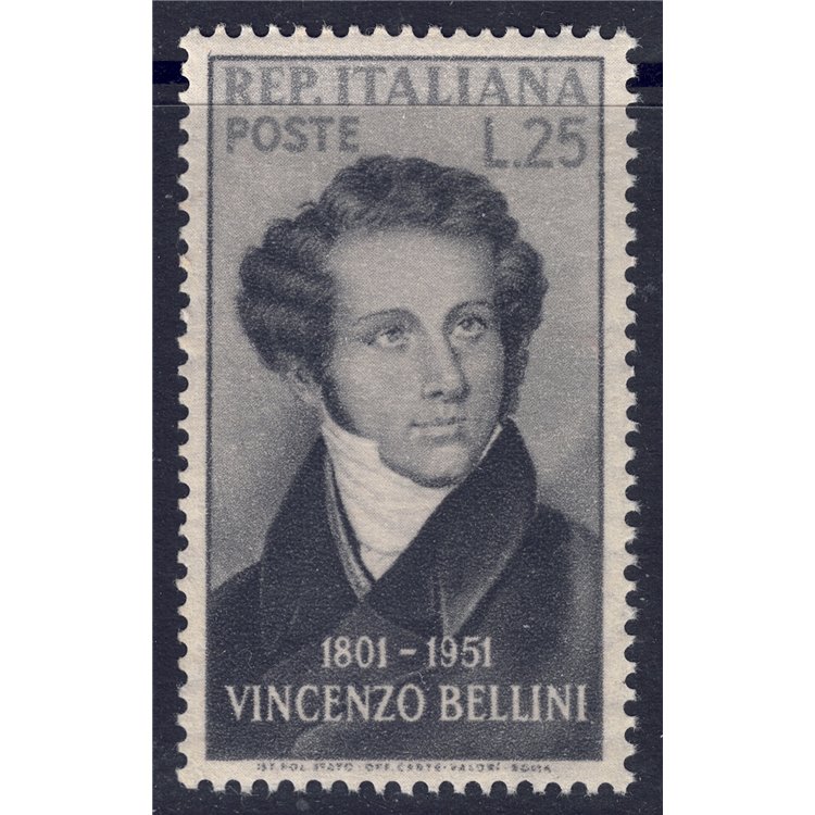 ITALIA 1952 Vincenzo Bellini MNH**