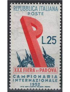 ITALIA 1952 Fiera di Padova MNH**