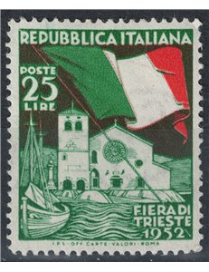 ITALY 1952 Trieste Fair MNH**
