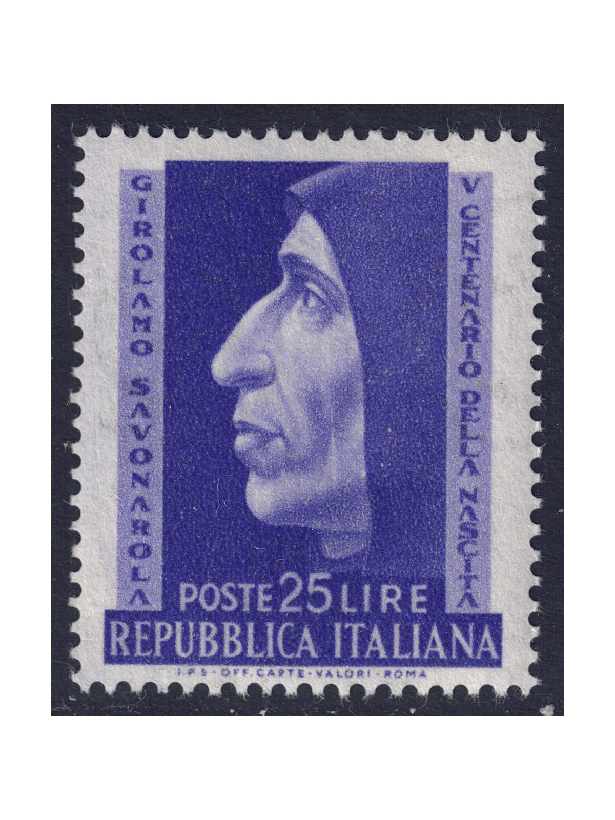 ITALY 1952 Brother Girolamo Savonarola MNH**