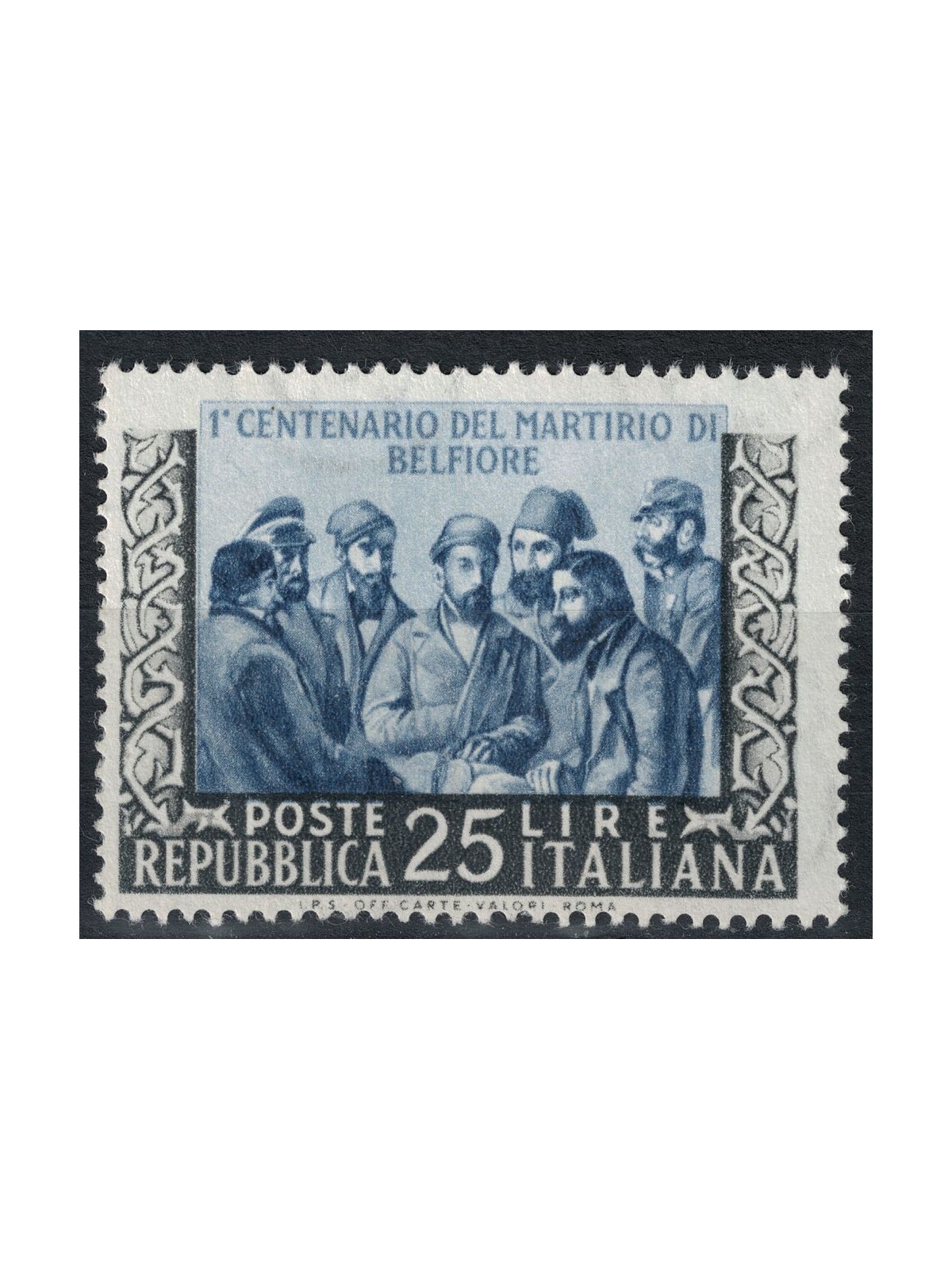 ITALIA 1952 Martirio di Belfiore MNH**